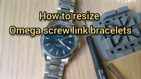 how to remove links from omega seamaster bracelet|Omega Seamaster link removal.